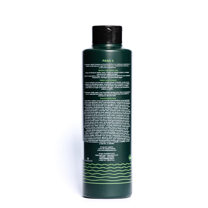Shampoo paso 1 limpieza profunda