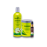Combo nutrición y protección solar (Shampoo 500,Tratamiento 500 y aceite 30 ml)